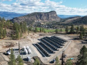 Summerland solar site from above